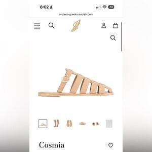 Ancient Greek Sandals Tan Cage Sandals